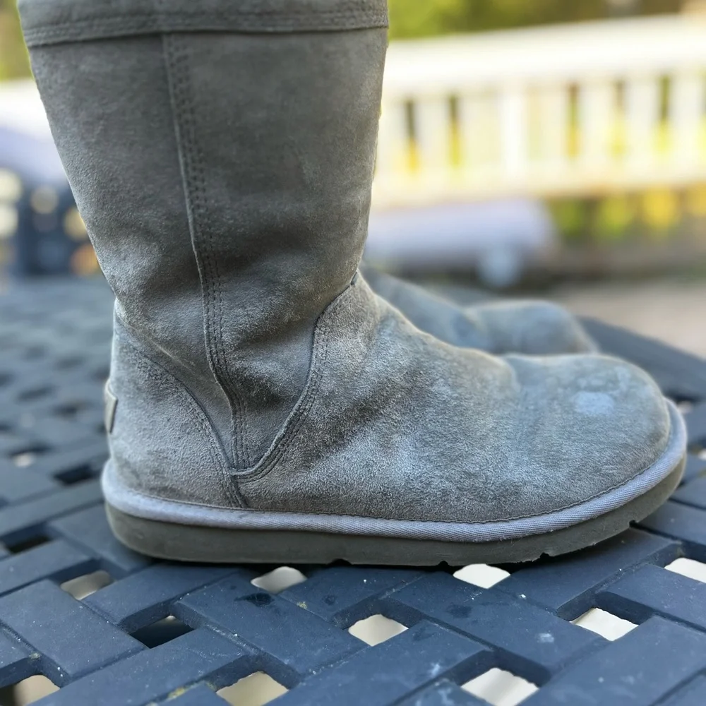 UGG Australia Genuine Leather and Sheepskin Women’s Boots